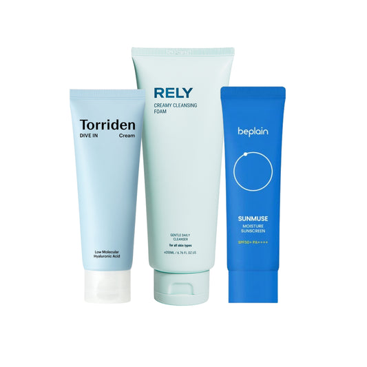 Enkel hudpleierutine kombinert hud