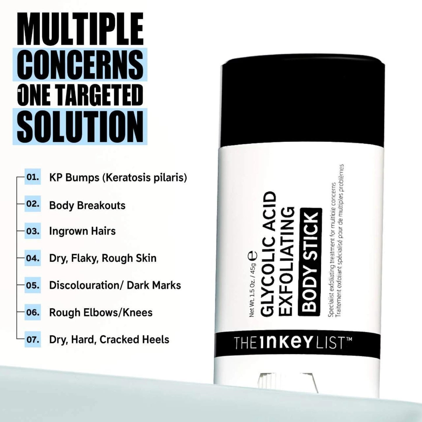 THE INKEY LIST Glycolic Acid Exfoliating Body Stick