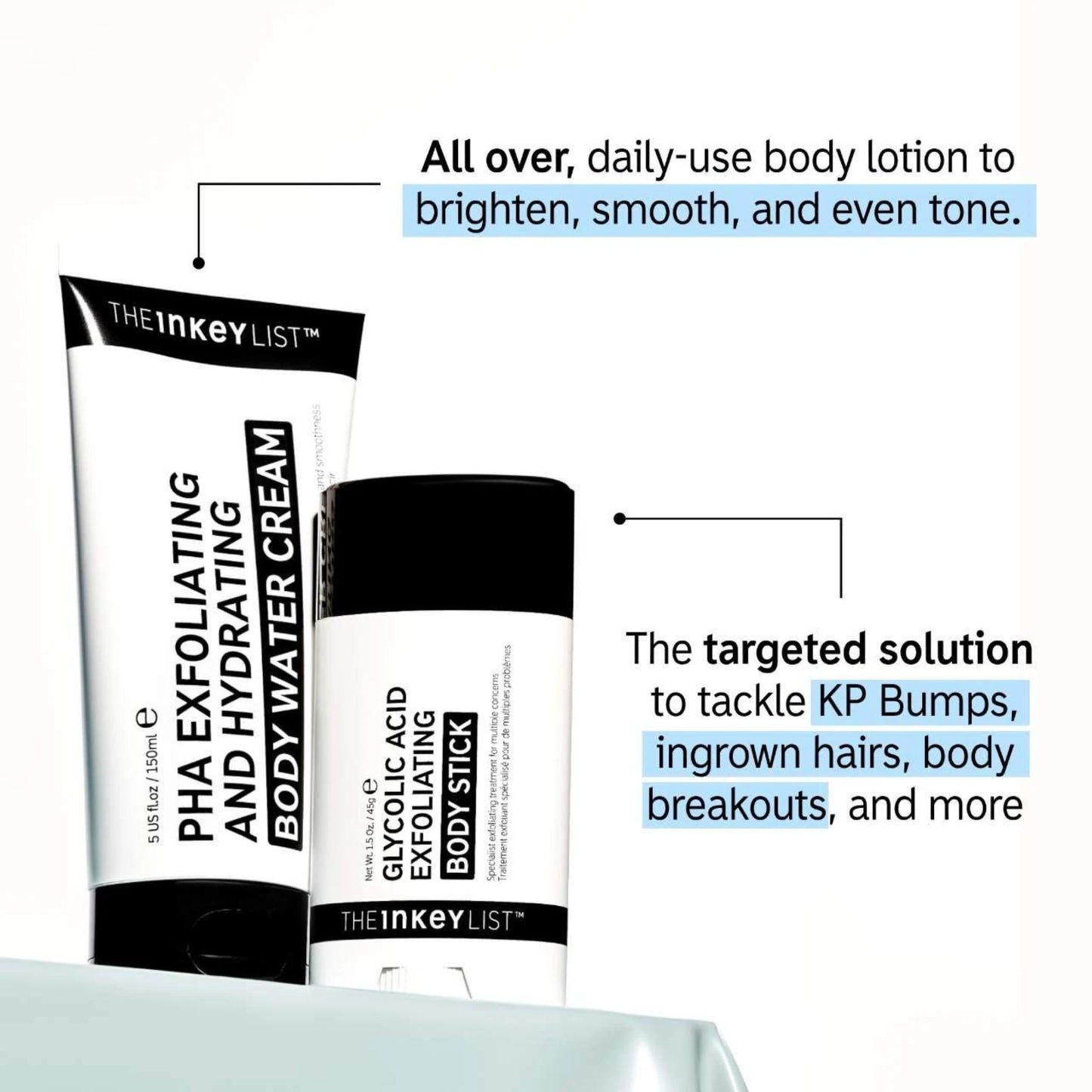 THE INKEY LIST Glycolic Acid Exfoliating Body Stick