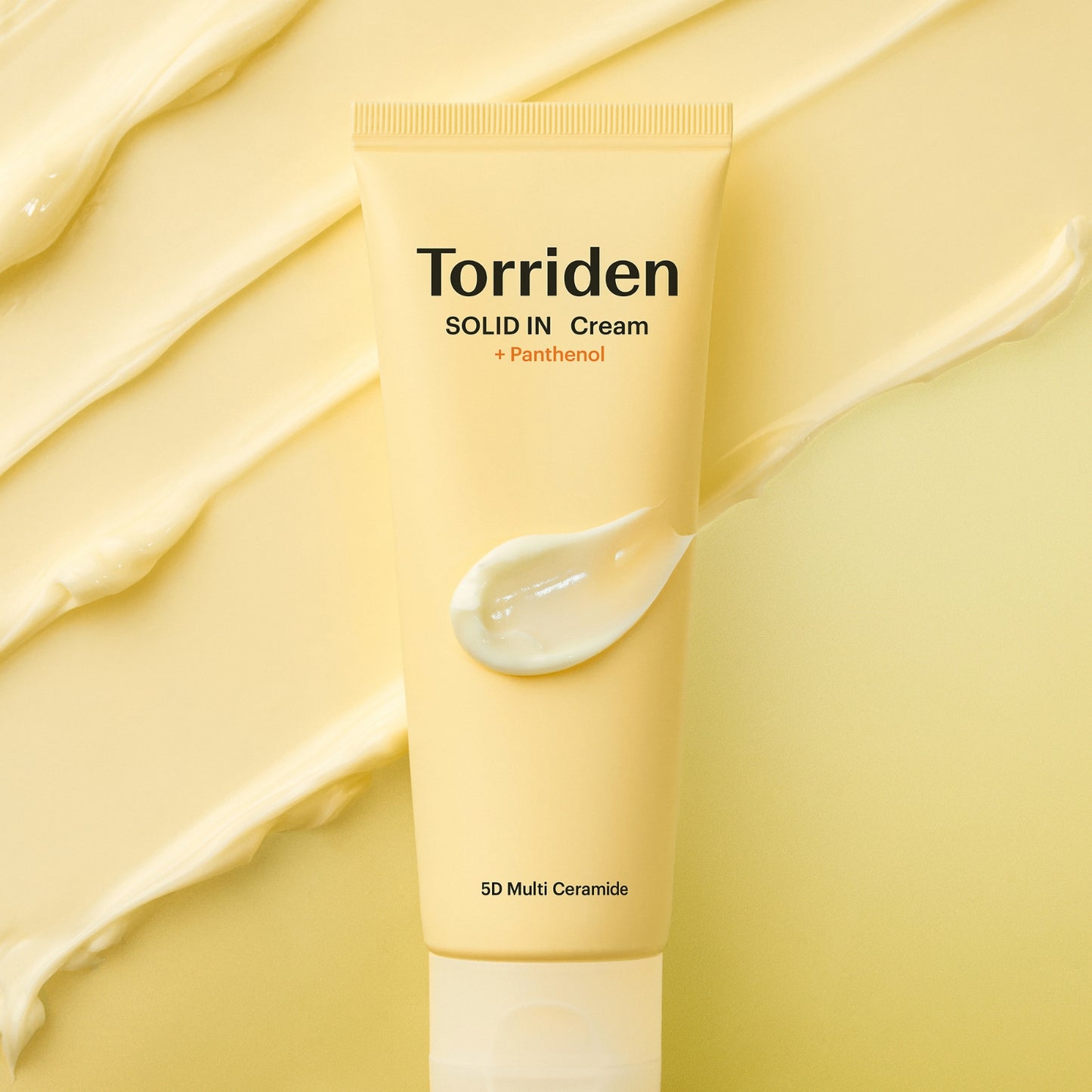 Torriden SOLID-IN Cream 70 ml fuktighetskrem vegansk med ceramider og panthenol, gir intensiv fuktighet, styrker og beskytter hudbarrieren, egnet for tørr og sensitiv hud
