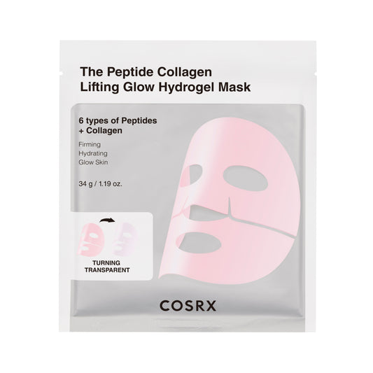 COSRX The Peptide Collagen Lifting Glow Hydrogel Mask 3pcs