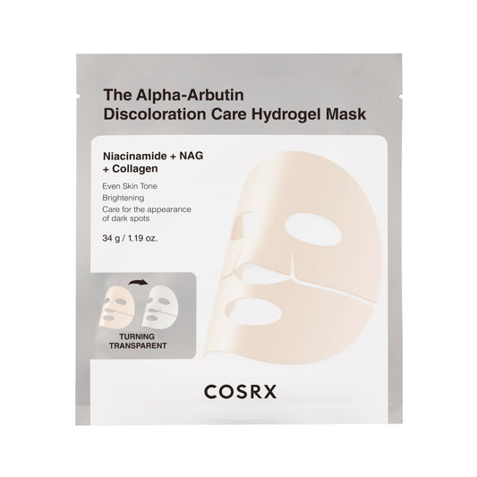 COSRX The Alpha-Arbutin Discoloration Care Hydrogel Mask 3pcs