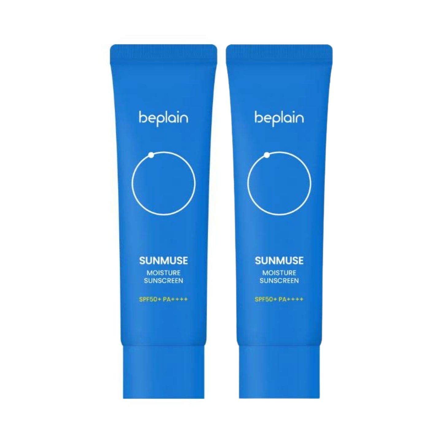 BEPLAIN Sunmuse Moisture Sunscreen SPF 50 vegansk solkrem for ansiktet, lett konsistens, raskt absorberende, beskytter mot UVA og UVB stråler