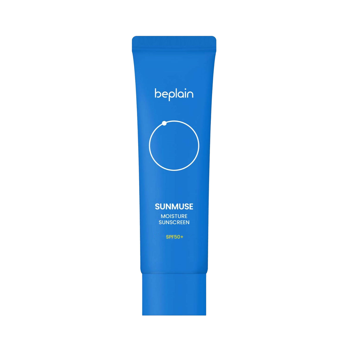 BEPLAIN Sunmuse Moisture Sunscreen SPF 50 vegansk solkrem for ansiktet, lett konsistens, raskt absorberende, beskytter mot UVA og UVB stråler