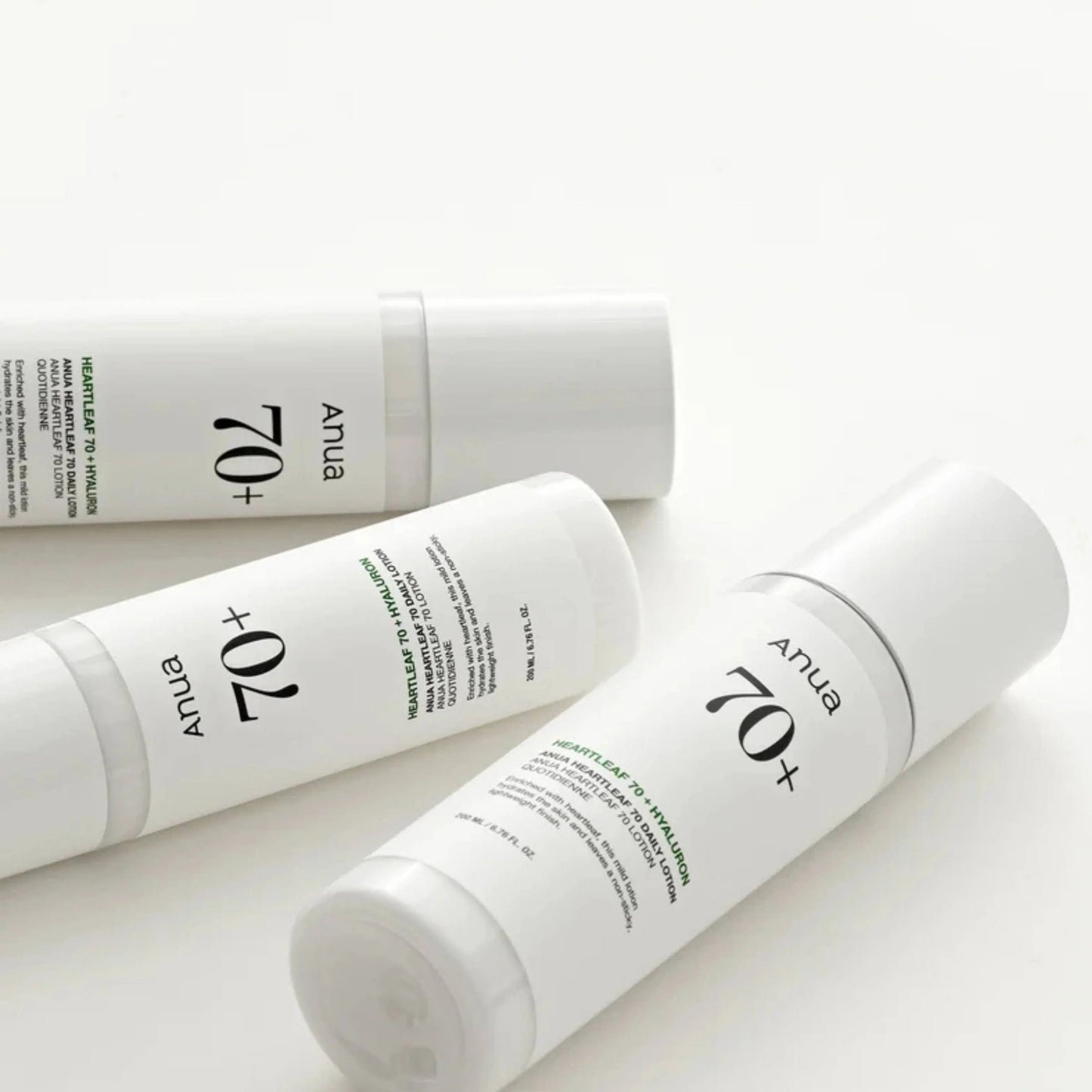 Anua Heartleaf 70% Daily Lotion fuktighetskrem oljefri 200ml, egnet for sensitiv hud og perioral dermatitt