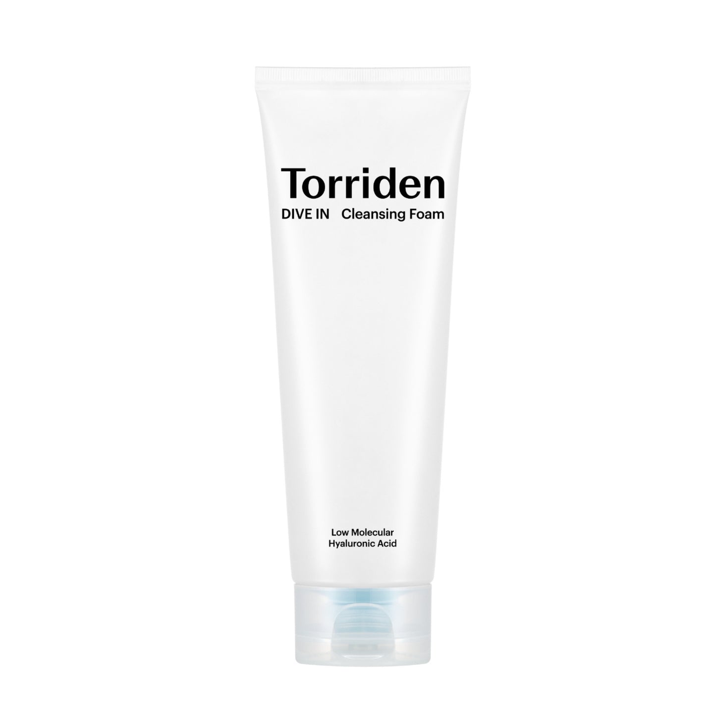 TORRIDEN DIVE IN Cleansing Foam er en skånsom vannbasert rens som rengjør effektivt uten å irritere eller strippe huden for fuktighet. Passer alle hudtyper inkludert sensitiv, spesielt tørr, normal og kombinert hud. Inneholder panthenol med pleiende egenskaper og åtte typer hyaluronsyre som tilfører fukt og mykgjør huden. Vegansk. 150 ml.