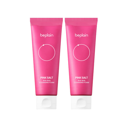 Bundle deal - BEPLAIN Pink Salt AHA BHA Cleansing Foam