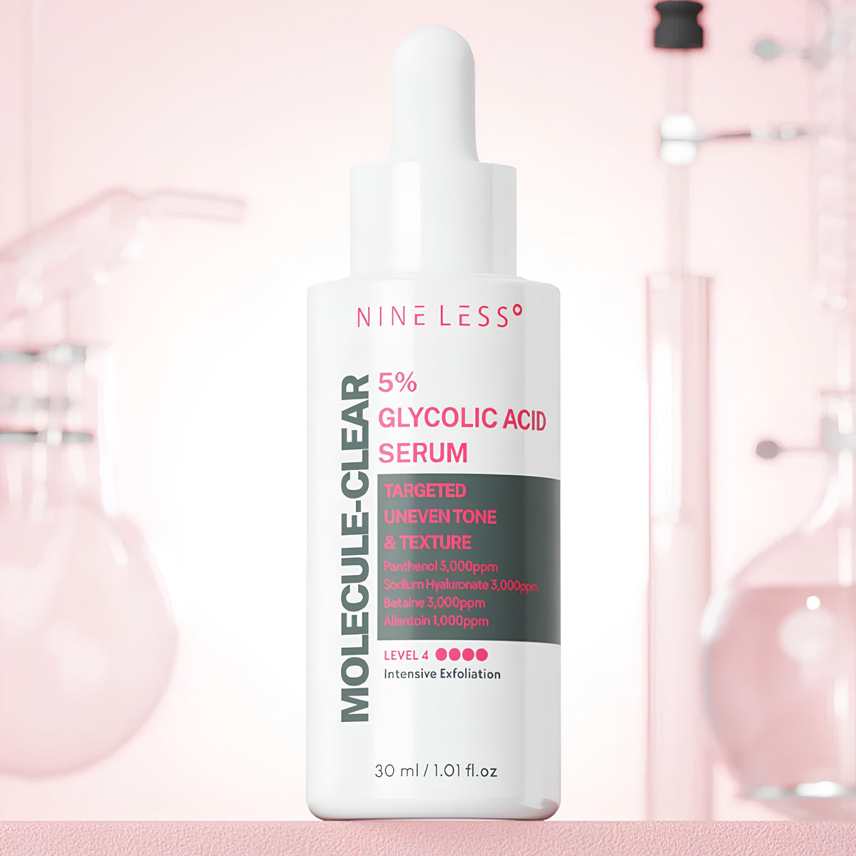 NINE LESS Molecule-Clear 5% Glycolic Acid Serum