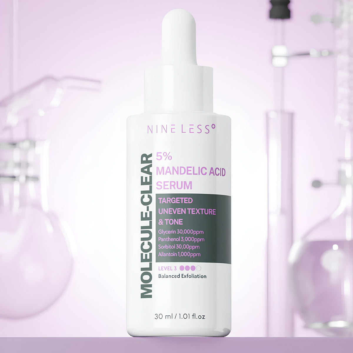 NINE LESS Molecule-Clear 5% Mandelic Acid Serum