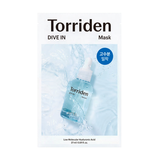 TORRIDEN DIVE-IN Low Molecular Hyaluronic Acid Mask 10-Pack